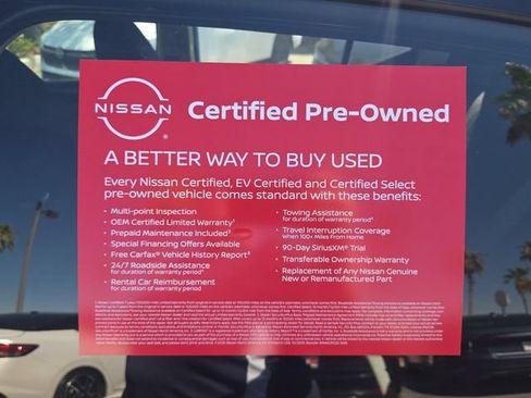 Certified 2025 Nissan Sentra SV w/ All-Weather Package FWD image 4