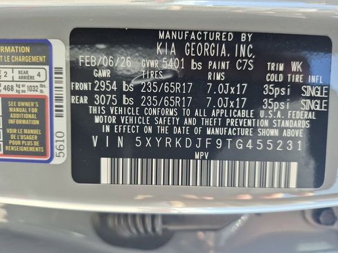 New 2026 Kia Sorento SX Prestige AWD/4WD image 25
