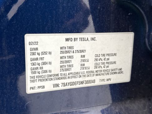 Used 2022 Tesla Model Y Performance image 25