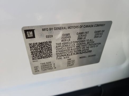 Used 2019 Chevrolet Equinox LT image 18