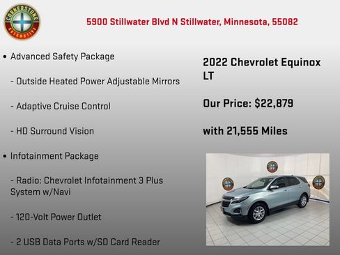 Used 2022 Chevrolet Equinox LT AWD/4WD image 10