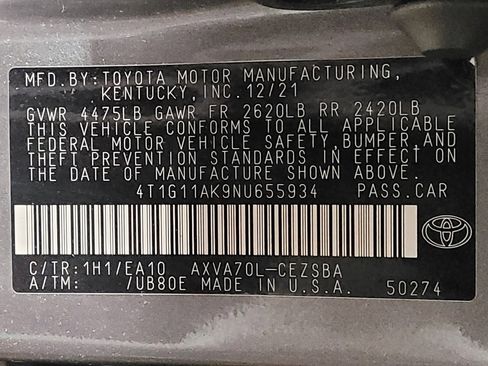 Used 2022 Toyota Camry SE image 33