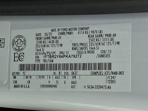 Used 2023 Ford Transit 250 Low Roof AWD w/ Exterior Upgrade Package image 29