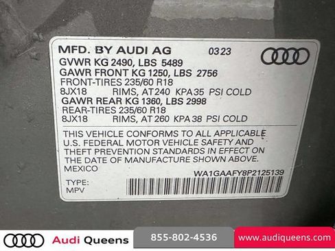 Used 2023 Audi Q5 2.0T Premium w/ Convenience Package AWD/4WD image 34