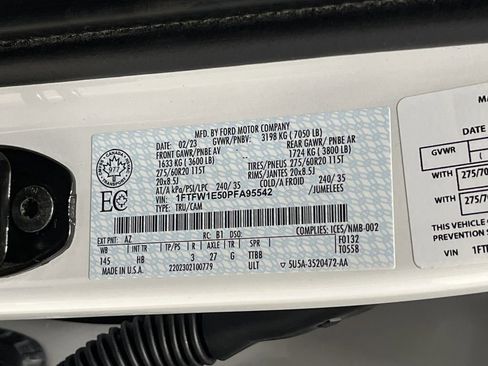 Used 2023 Ford F150 Lariat w/ Equipment Group 502A High image 49