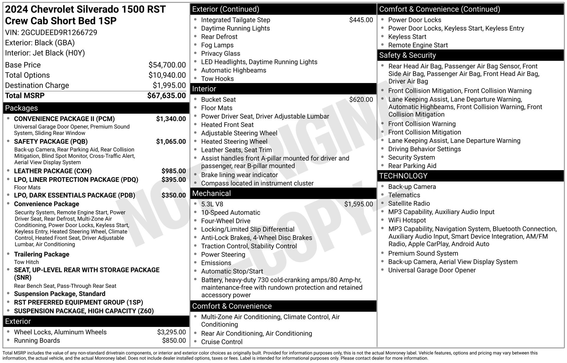 Used 2024 Chevrolet Silverado 1500 RST w/ Convenience Package II AWD/4WD image 4