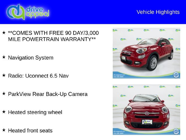 Used 2017 FIAT 500X Lounge AWD/4WD image 12