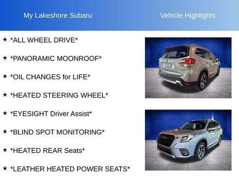 Certified 2023 Subaru Forester Touring w/ Popular Package #2 AWD/4WD image 6
