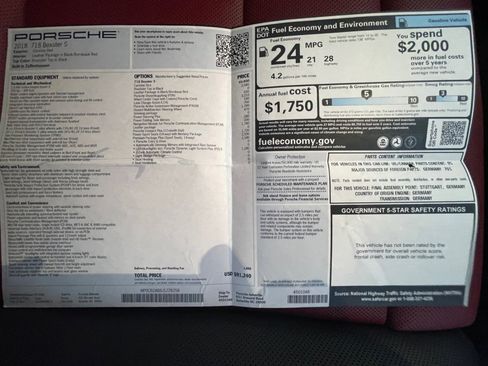 Certified 2018 Porsche 718 Boxster S image 37