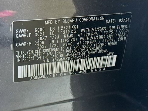 Used 2023 Subaru Ascent Onyx Edition Limited image 42