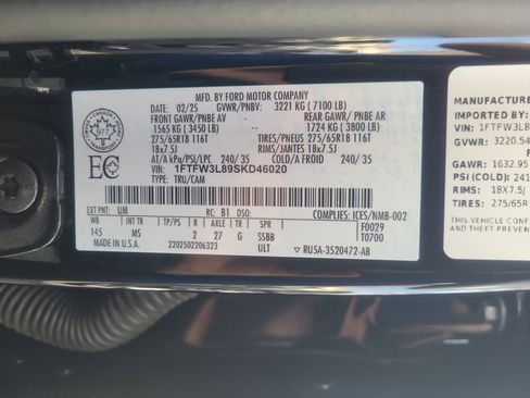 Certified 2025 Ford F150 XLT w/ Equipment Group 301A Standard image 25