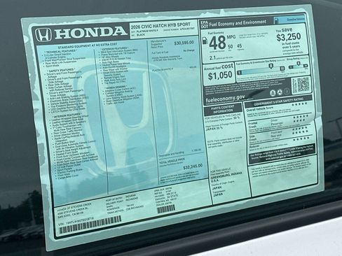 New 2026 Honda Civic Sport image 29