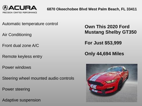 Used 2020 Ford Mustang Shelby GT350 w/ Technology Package image 18