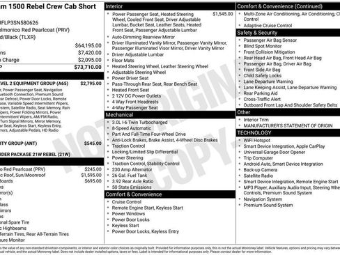 Used 2025 RAM 1500 Rebel w/ Rebel Level 2 Equipment Group AWD/4WD image 8