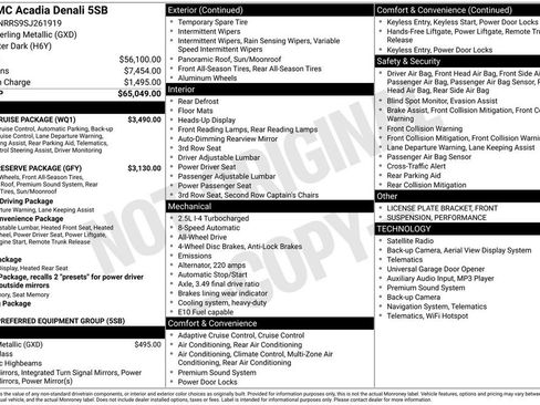 Used 2025 GMC Acadia Denali w/ Super Cruise Package image 2