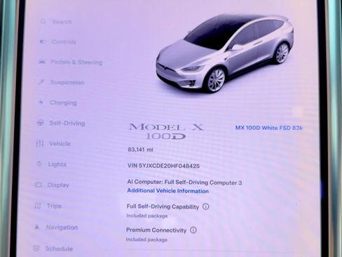 Used 2017 Tesla Model X 100D AWD/4WD image 16