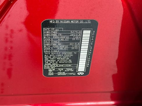 Used 2022 INFINITI QX55 Sensory w/ Lighting Package image 35