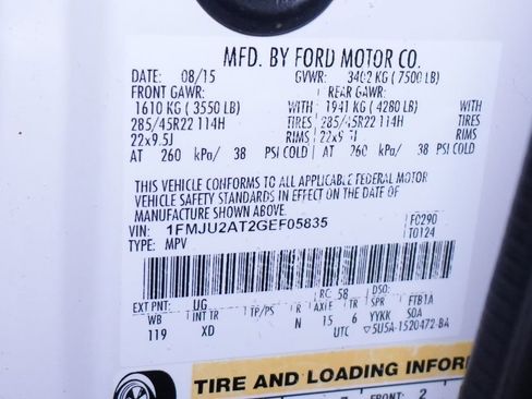 Used 2016 Ford Expedition Limited w/ Equipment Group 301A image 50