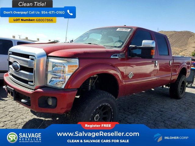 Used 2013 Ford F250 Platinum w/ FX4 Off Road Pkg AWD/4WD image 1