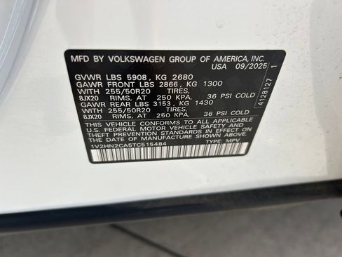 Used 2026 Volkswagen Atlas SE AWD/4WD image 10