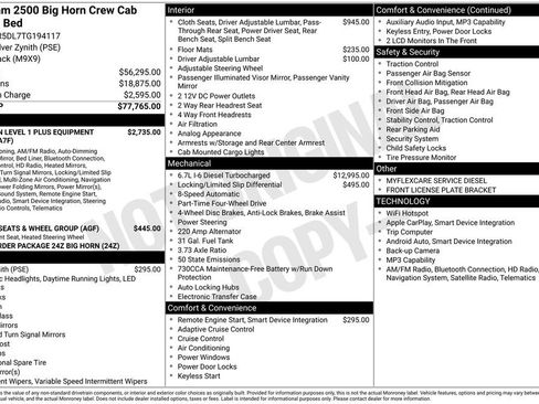 New 2026 RAM 2500 Big Horn image 6