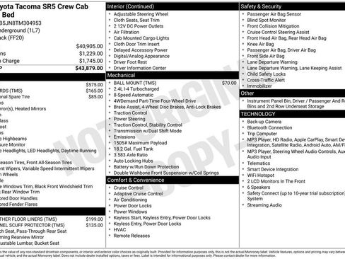 New 2026 Toyota Tacoma SR5 AWD/4WD image 34