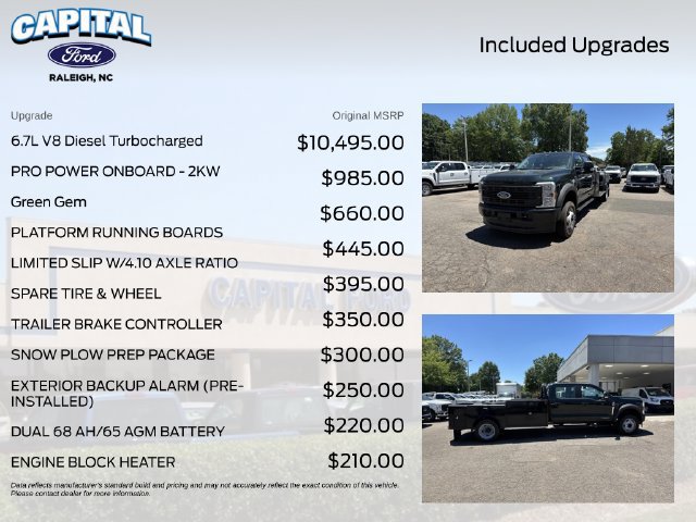 New 2025 Ford F550 2WD Crew Cab Super Duty w/ Snow Plow Prep Package image 3