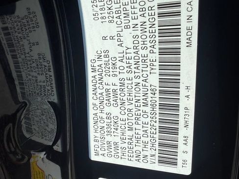 Used 2025 Honda Civic LX image 26