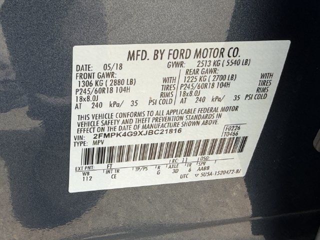 Used 2018 Ford Edge SE AWD/4WD image 25