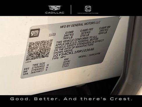 Certified 2024 Cadillac Escalade Premium Luxury w/ Performance Package image 35