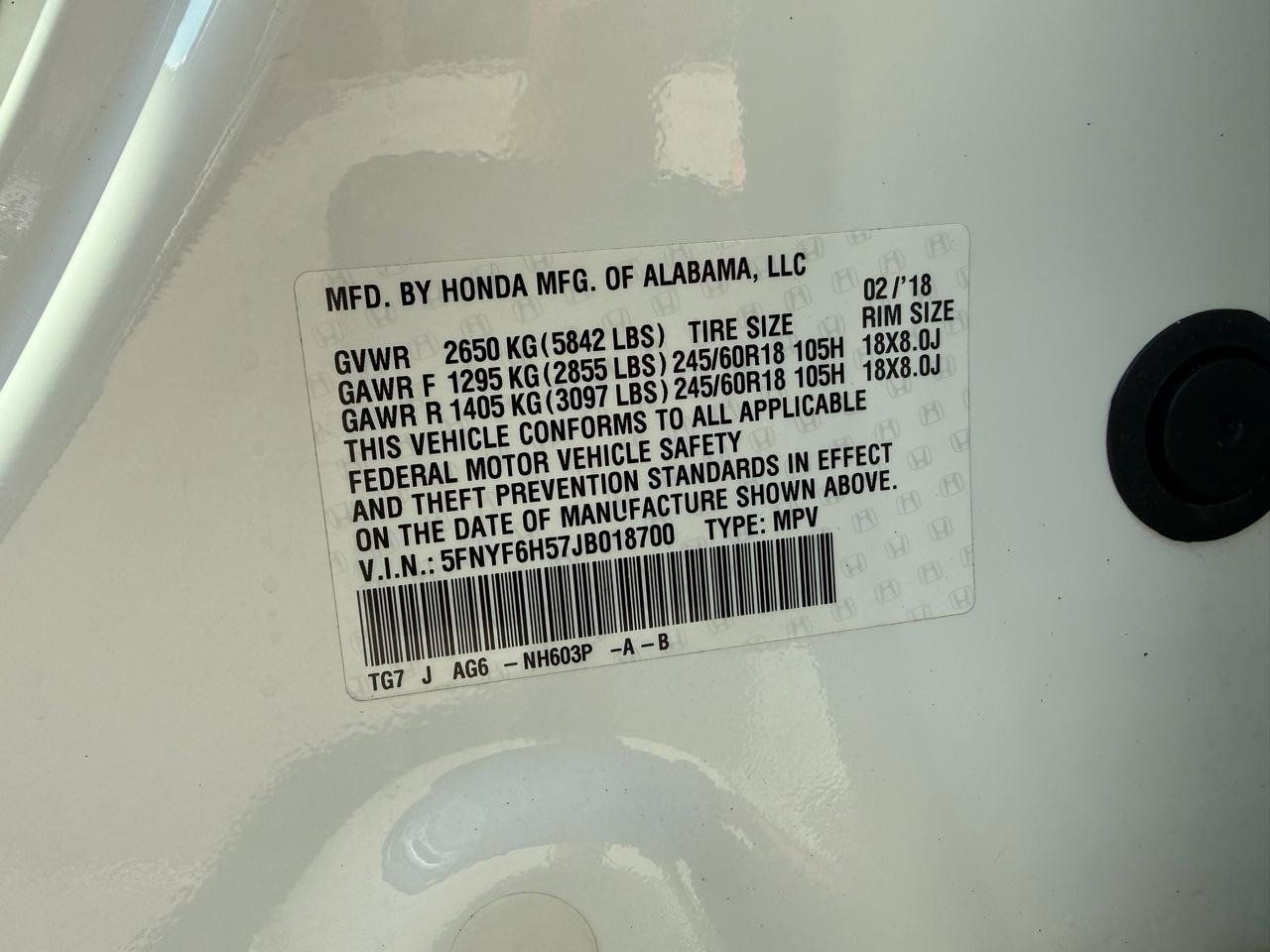 Used 2018 Honda Pilot EX-L image 18