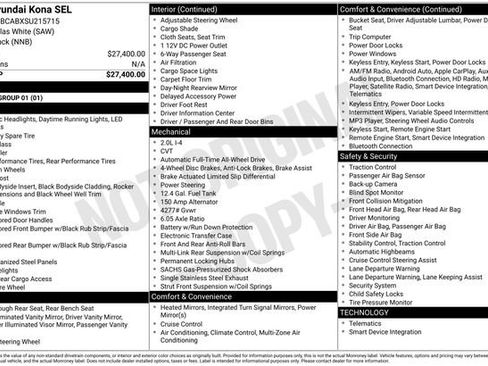 Used 2025 Hyundai Kona SEL image 48