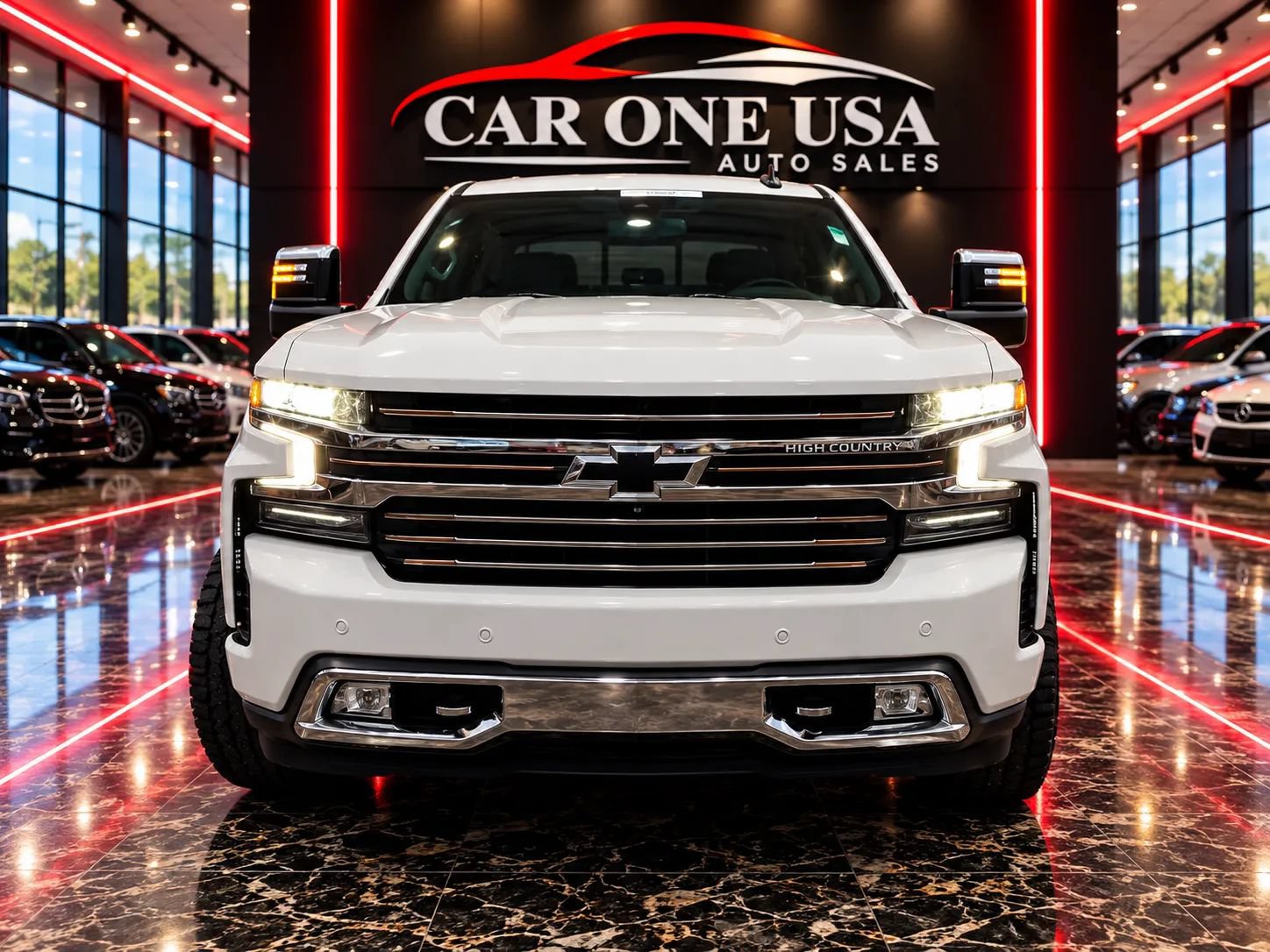 Used 2020 Chevrolet Silverado 1500 High Country w/ Technology Package AWD/4WD image 7