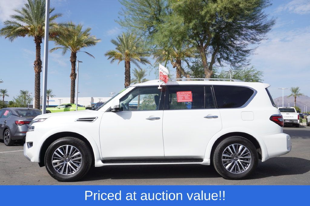 Certified 2024 Nissan Armada SL w/ Captain's Chairs Package RWD image 2