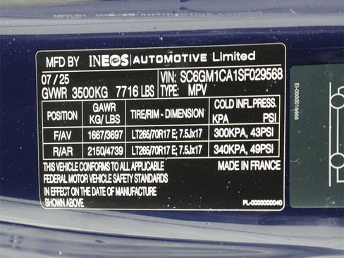 New 2025 INEOS Grenadier image 22