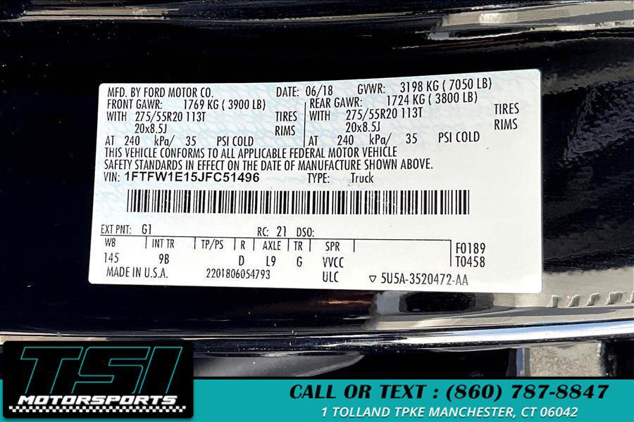 Used 2018 Ford F150 Platinum w/ Equipment Group 701A Luxury AWD/4WD image 35