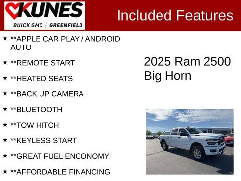 Used 2025 RAM 2500 Big Horn AWD/4WD image 2