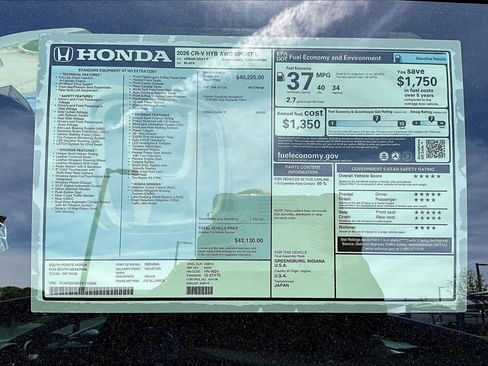 New 2026 Honda CR-V Sport-L image 21