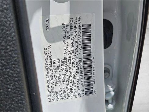 New 2026 Honda Accord LX image 17