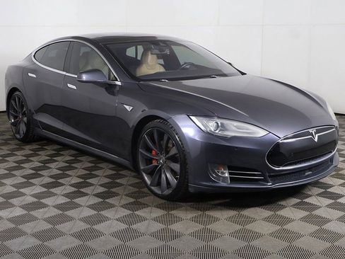 Used 2015 Tesla Model S P85D AWD/4WD image 2