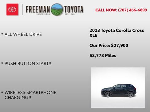 Used 2023 Toyota Corolla Cross XLE AWD/4WD image 9
