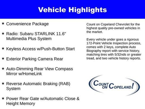 Used 2024 Subaru Ascent Premium w/ Convenience Package image 3