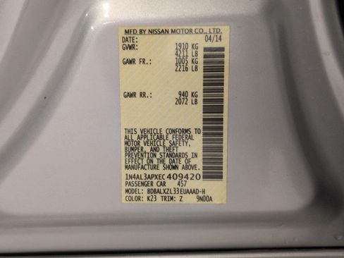 Used 2014 Nissan Altima 2.5 SL w/ Technology Package FWD image 27