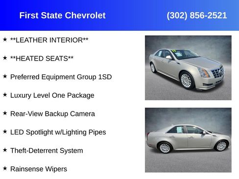 Used 2013 Cadillac CTS Luxury RWD image 2
