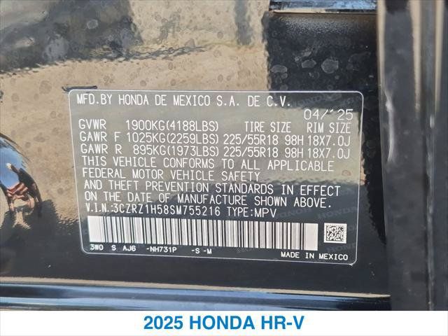 Certified 2025 Honda HR-V Sport image 26