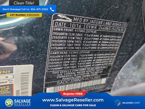 Used 2017 Jaguar F-PACE Premium image 17