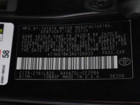 Used 2024 Toyota Camry XSE AWD/4WD image 51