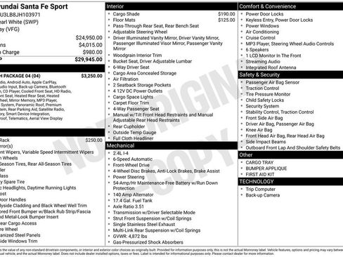 Used 2018 Hyundai Santa Fe Sport w/ 2.4L Tech Package 04 image 35