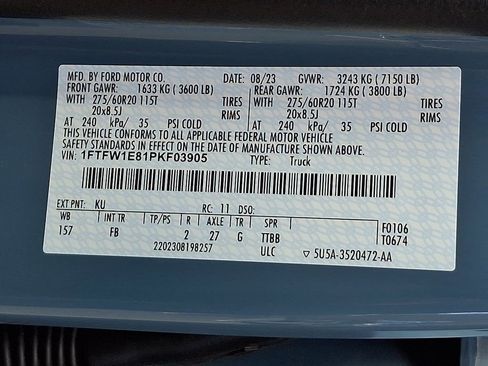 Used 2023 Ford F150 XLT w/ Equipment Group 302A High AWD/4WD image 29