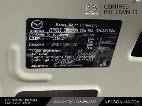 Certified 2025 MAZDA CX-30 AWD 2.5 S w/ Preferred Package image 52